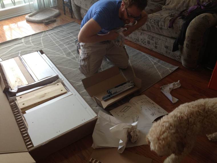 Getting ready to assemble! 