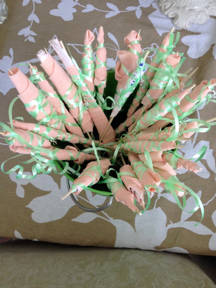 Adorable wish wands for the mommy-to-be, Rachel!