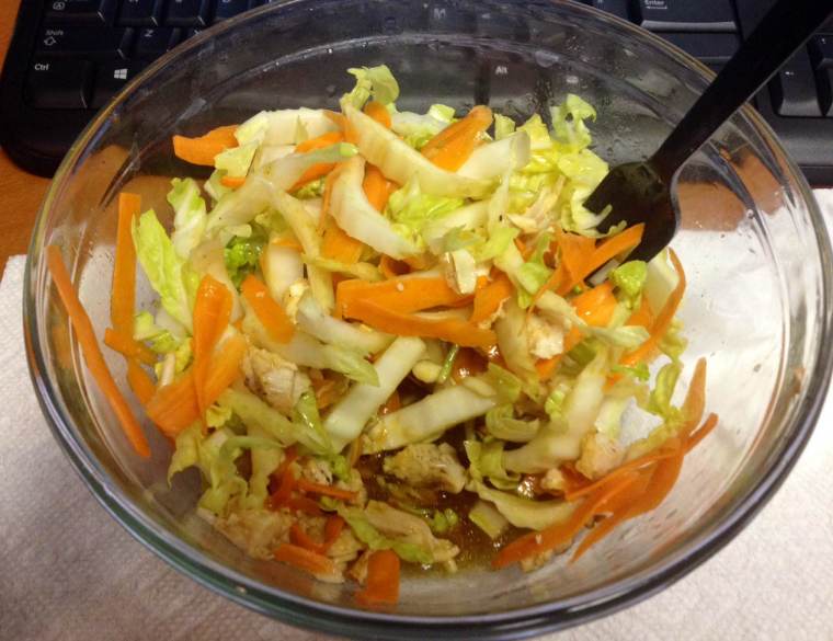 Asian Chicken Salad, Day 3