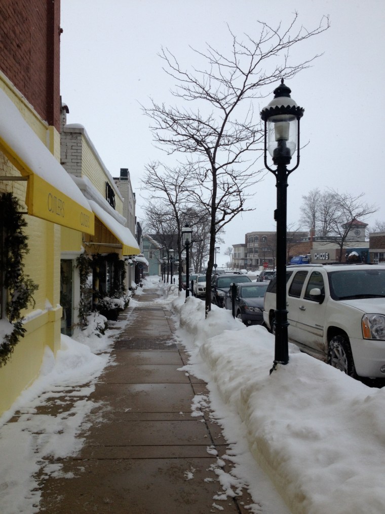 Quaint shopping streets and small town charm in Petoskey