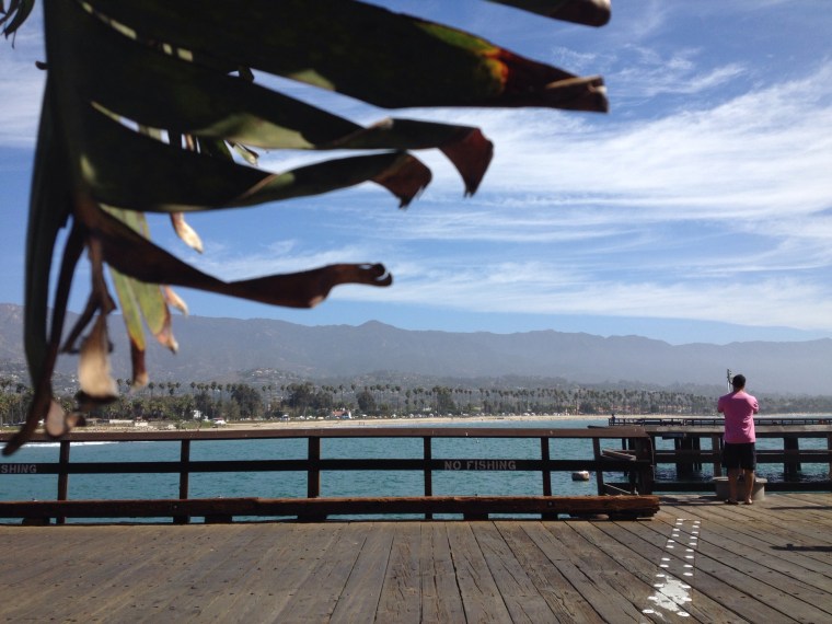 Birthday walk on the warf in Santa Barbara. Gorgeous view which ever way you look! (Image by Ready Set Sarah)