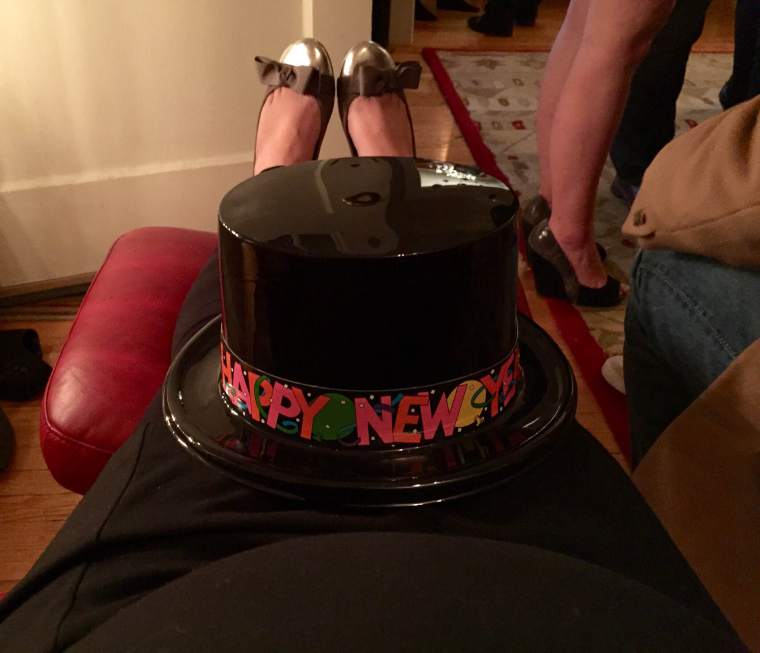 Feet up, kicked back. Happy 2015!