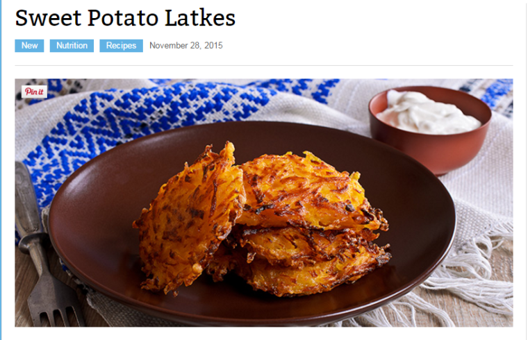 Beachbody Blog Recipe for Potato Latkes